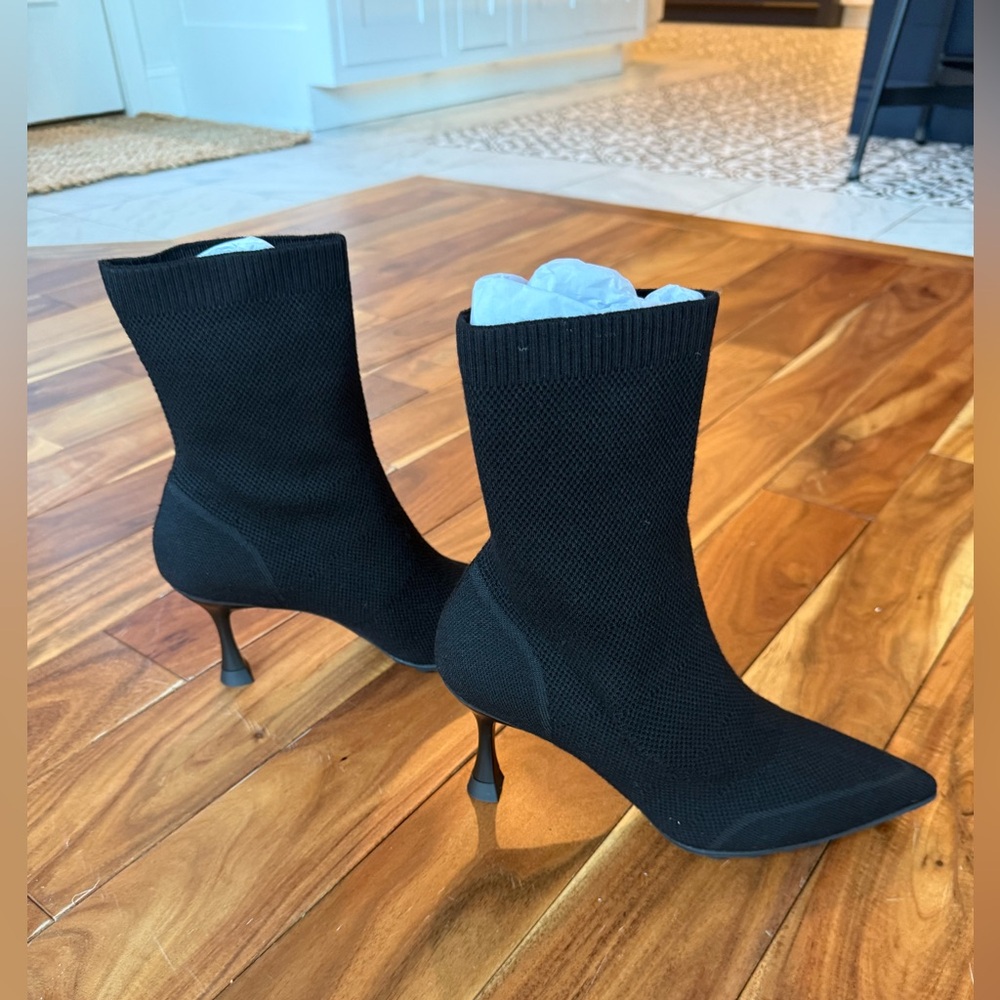New In Box -New this year. Black warm lined super comfy!stiletto ankle boots